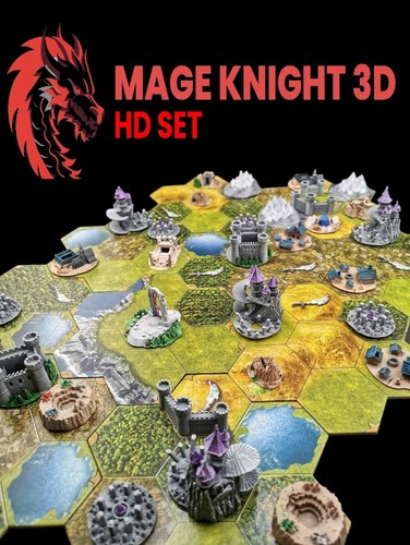 Decorazioni mage knight - 3d, di