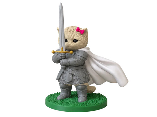 Kitten knight cat printed - kitten,