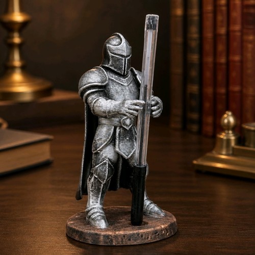 Standing knight pen holder - standing,